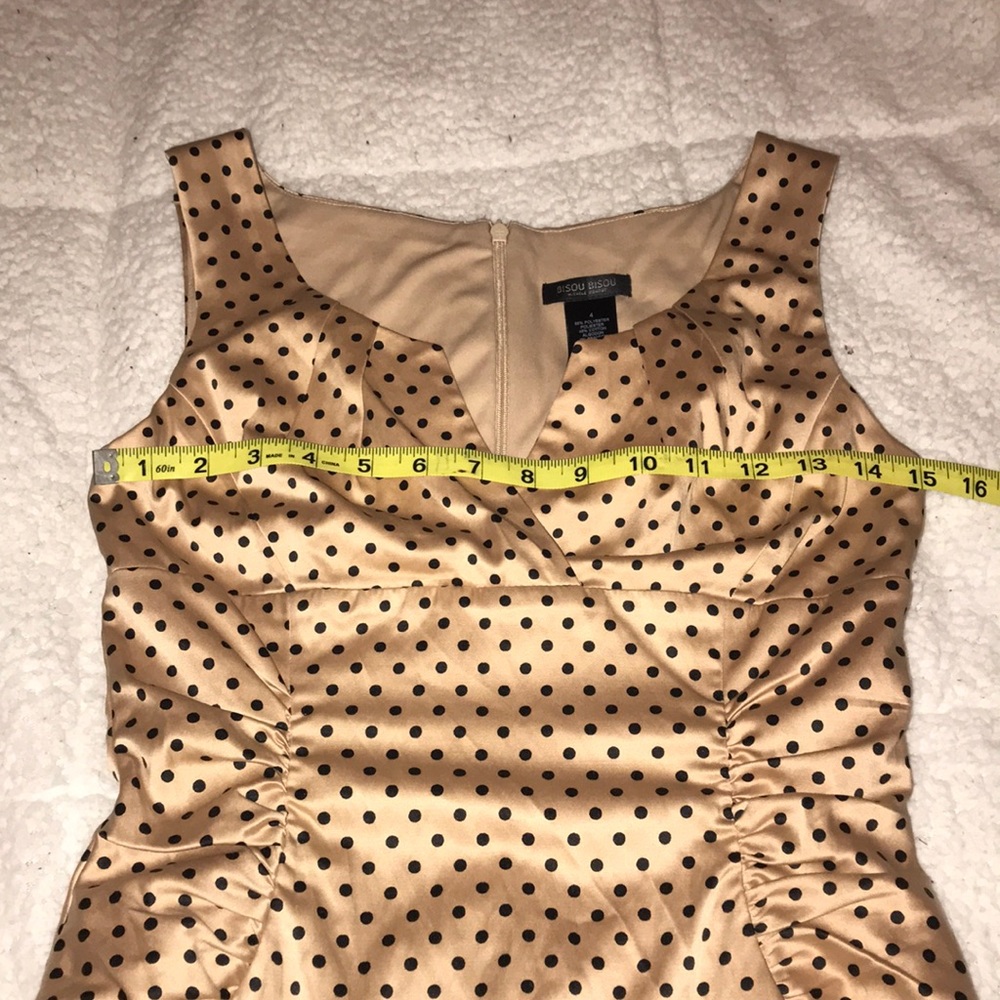 Polka Dot Champagne Dress - Picture 6 of 9